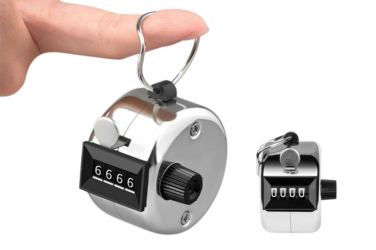 4 Digit Number Clicker Golf Hand Tally Counter V1308-DSZKI-193