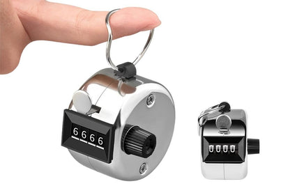 4 Digit Number Clicker Golf Hand Tally Counter V1308-DSZKI-193