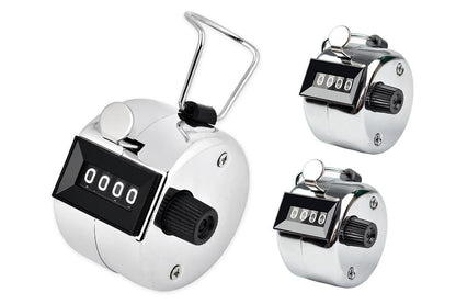 4 Digit Number Clicker Golf Hand Tally Counter V1308-DSZKI-193