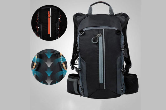 Small Daypack 10L Waterproof Bicycle Bag Backpack Ultralight Bike Water Bag for Women Men - Black V1308-DSZKI-2-1