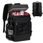 25L Insulated Cooler Backpack Freshness Preservation Backpack - Black V1308-DSZKI-203-1