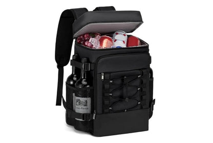 25L Insulated Cooler Backpack Freshness Preservation Backpack - Black V1308-DSZKI-203-1