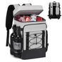 25L Insulated Cooler Backpack Freshness Preservation Backpack - Grey V1308-DSZKI-203-2