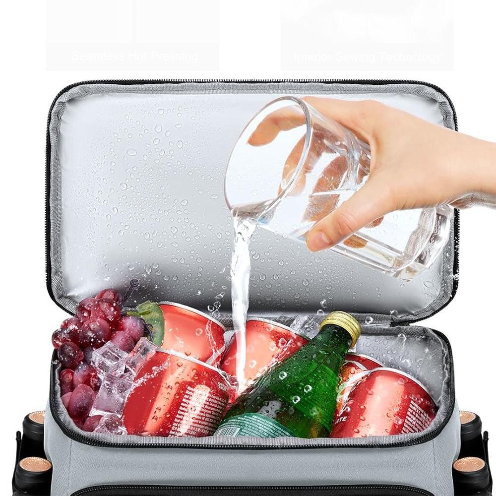 25L Insulated Cooler Backpack Freshness Preservation Backpack - Grey V1308-DSZKI-203-2