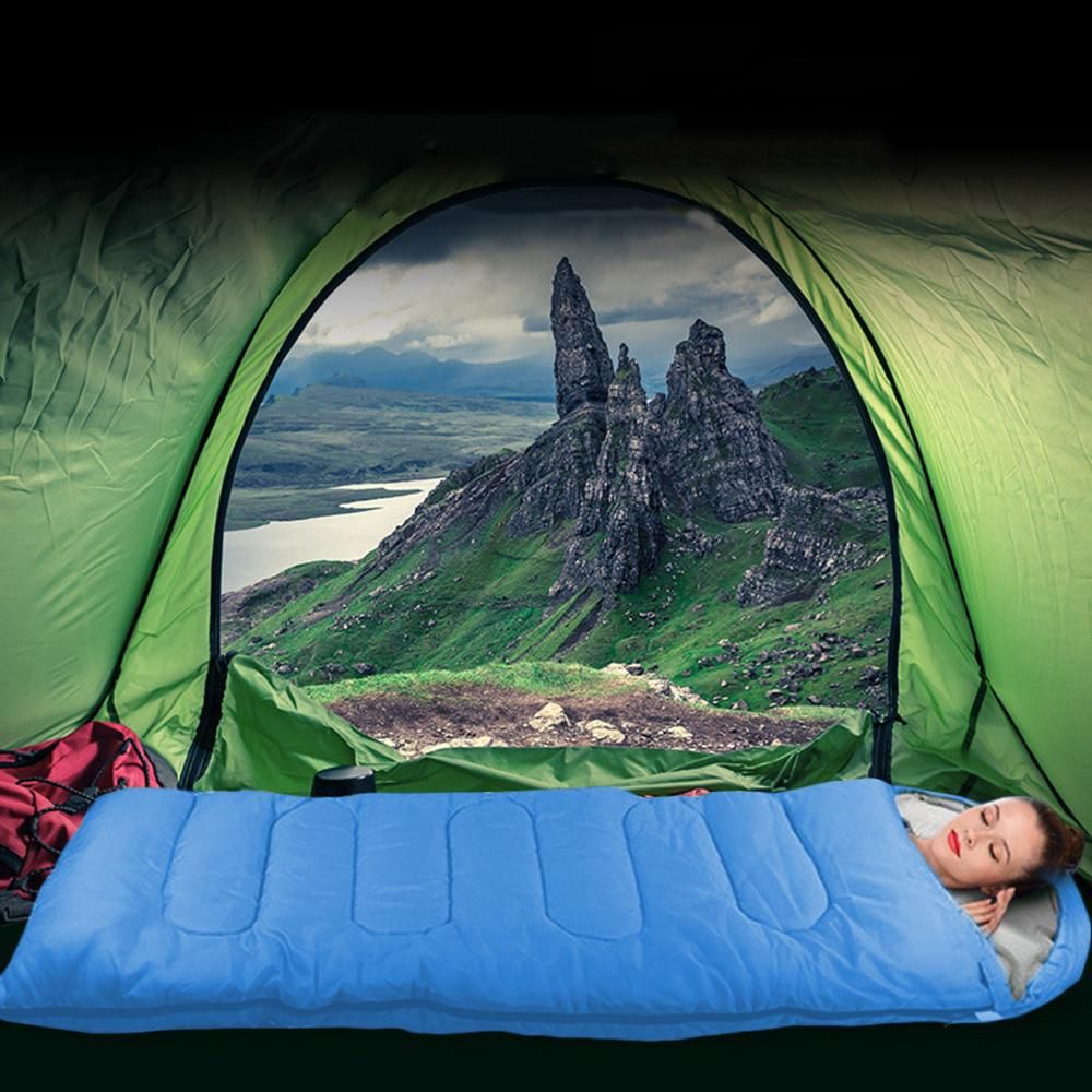 Single Outdoor Camping Envelope Sleeping Bag V1308-DSZKI-204-1