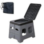 Portable Folding Toilet for Camping and Travel Grey V1308-DSZKI-207