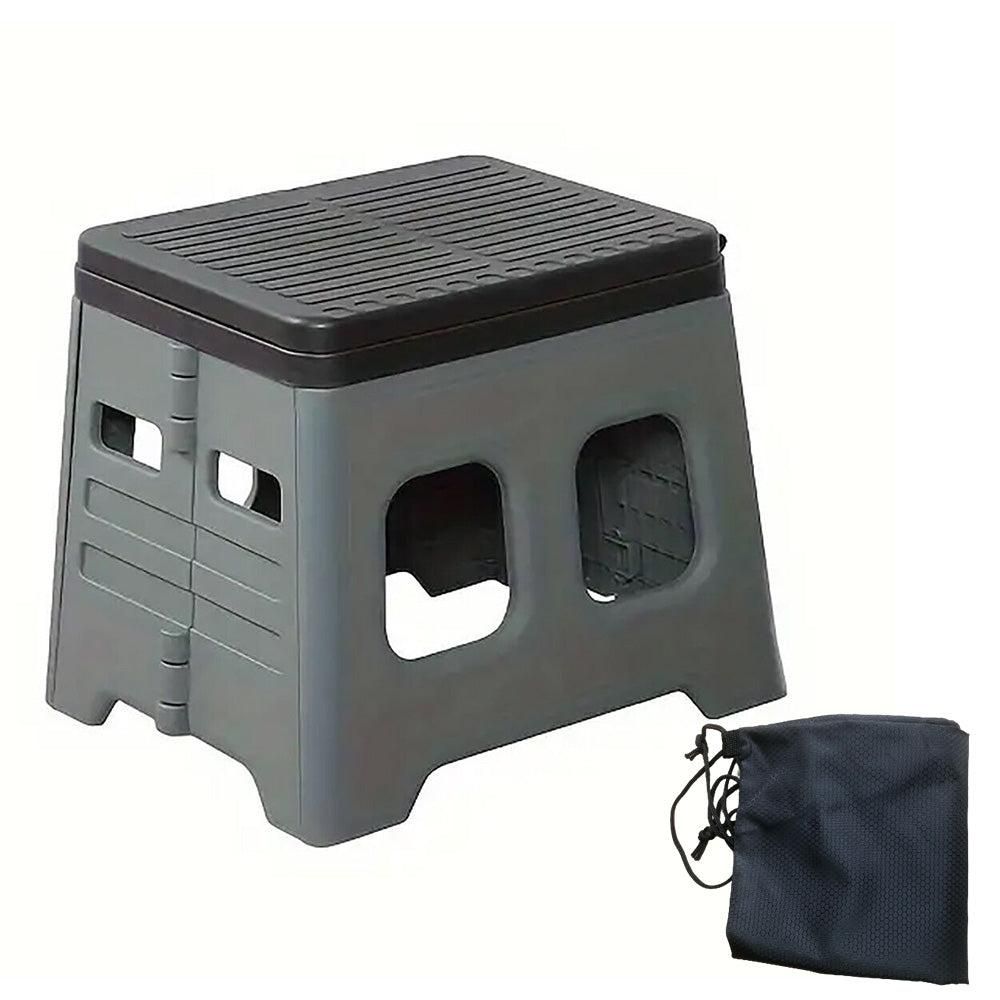 Portable Folding Toilet for Camping and Travel Grey V1308-DSZKI-207