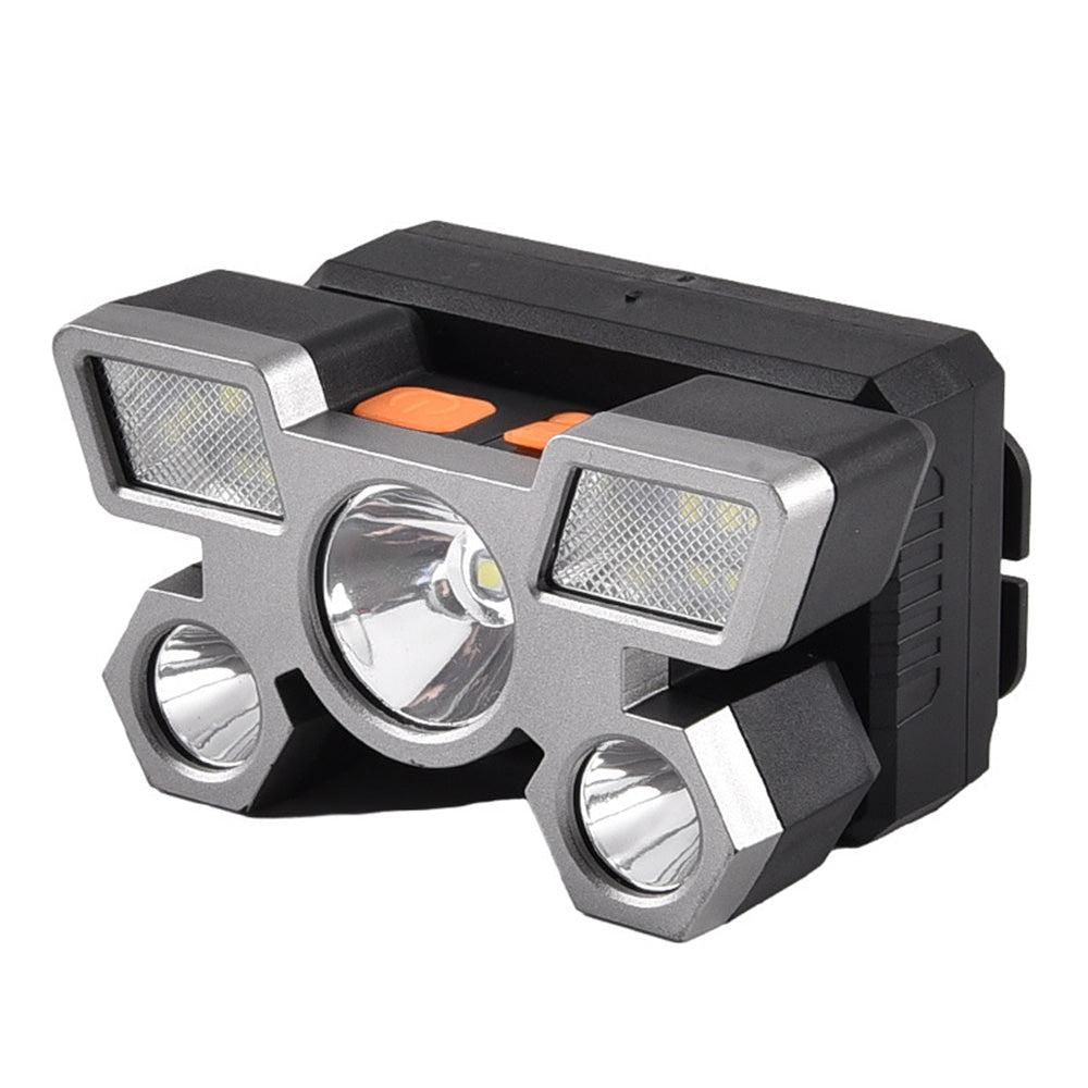 USB Rechargeable LED Headlamp with 4 Modes for Camping Fishing & Outdoor V1308-DSZKI-208
