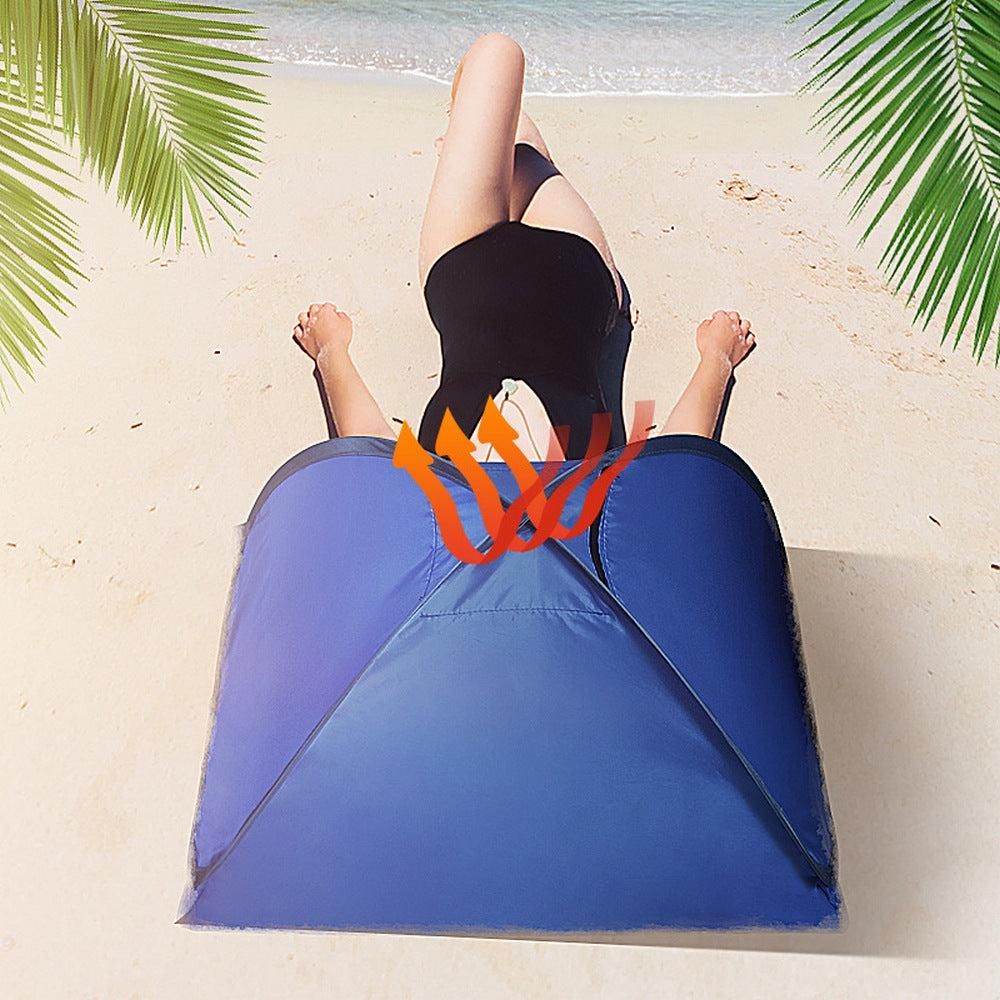 Mini Beach Headrest Tent UV Protection Sun Shelters Blue V1308-DSZKI-212