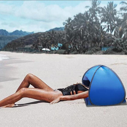 Mini Beach Headrest Tent UV Protection Sun Shelters Blue V1308-DSZKI-212