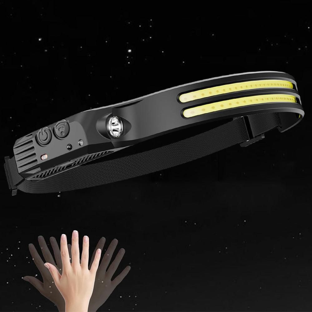 Rechargeable Head Torch Motion Sensor USB Headlamp for Outdoor Activities V1308-DSZKI-214