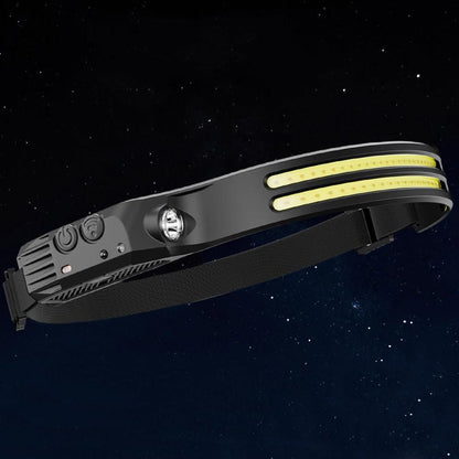 Rechargeable Head Torch Motion Sensor USB Headlamp for Outdoor Activities V1308-DSZKI-214