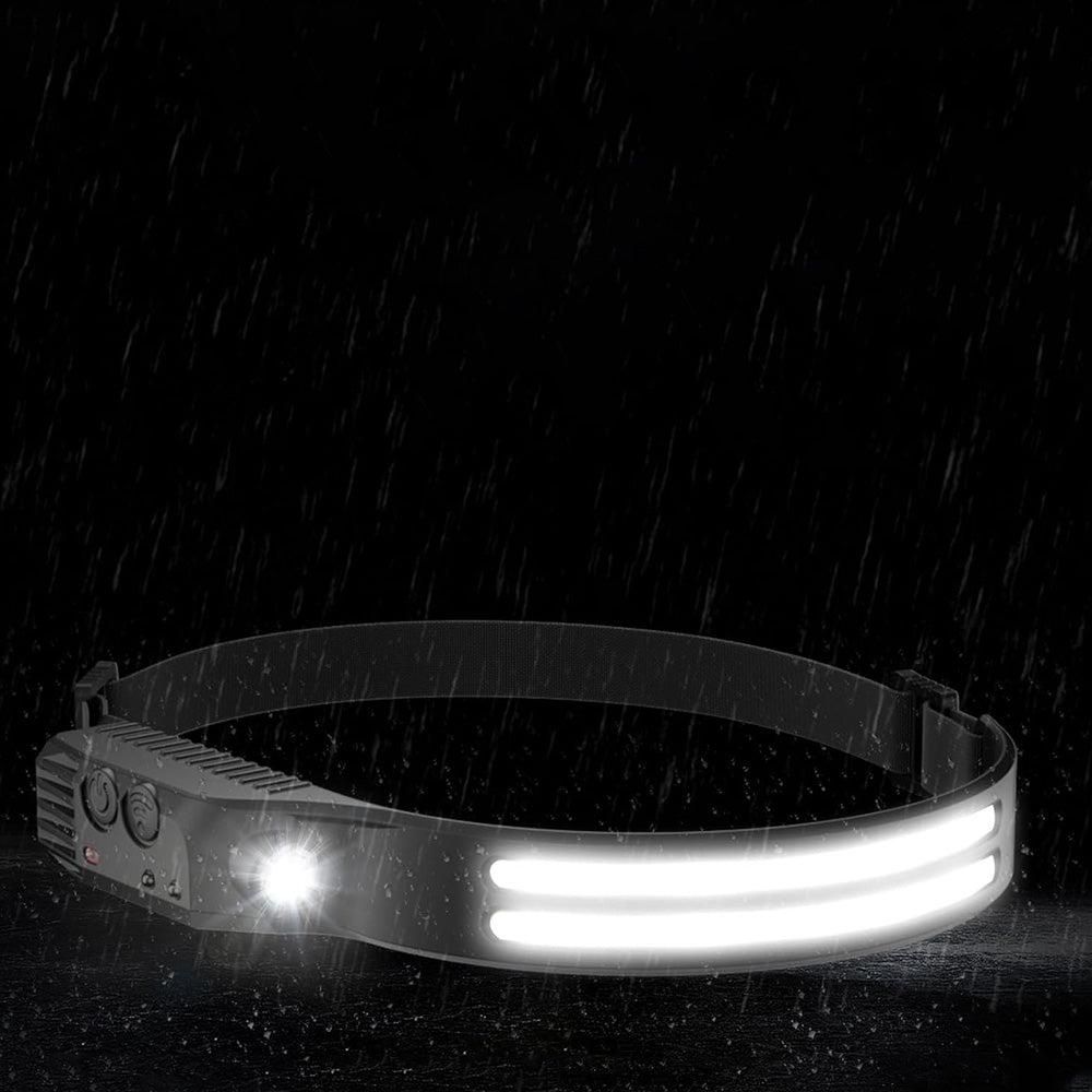 Rechargeable Head Torch Motion Sensor USB Headlamp for Outdoor Activities V1308-DSZKI-214