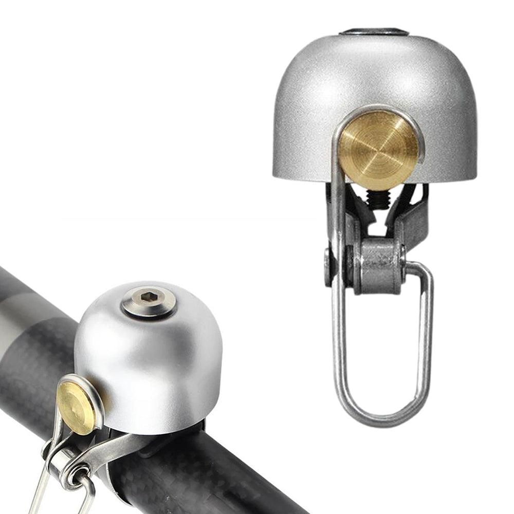 Retro Bike Bell Copper Crisp Cycling Bicycle Handlebar Bell Alarm Ring Sliver V1308-DSZKI-218-1