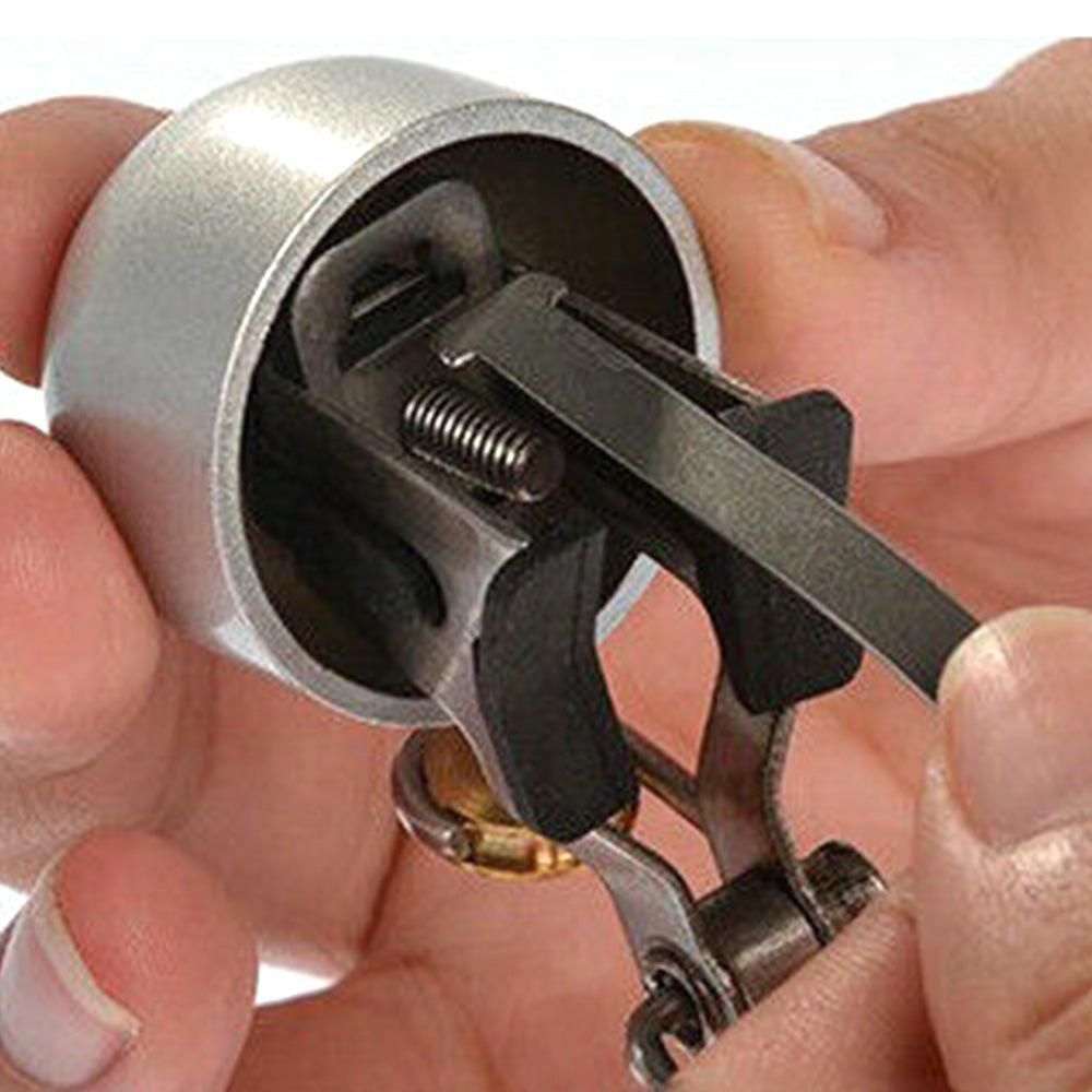Retro Bike Bell Copper Crisp Cycling Bicycle Handlebar Bell Alarm Ring Sliver V1308-DSZKI-218-1