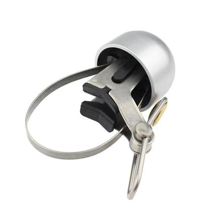 Retro Bike Bell Copper Crisp Cycling Bicycle Handlebar Bell Alarm Ring Sliver V1308-DSZKI-218-1