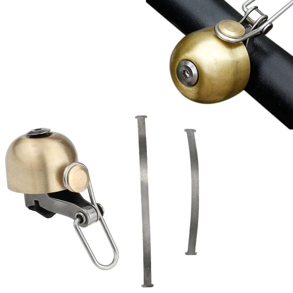 Retro Bike Bell Copper Crisp Cycling Bicycle Handlebar Bell Alarm Ring Gold V1308-DSZKI-218-3