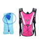 Hydration Backpack Pack with 2L Water Bladder Water Rucksack Backpack for Hiking Running Biking Pink V1308-DSZKI-221-1