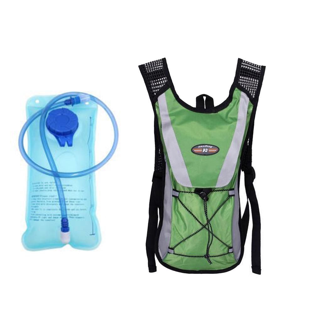 Hydration Backpack Pack with 2L Water Bladder Water Rucksack Backpack for Hiking Running Biking Pink V1308-DSZKI-221-1