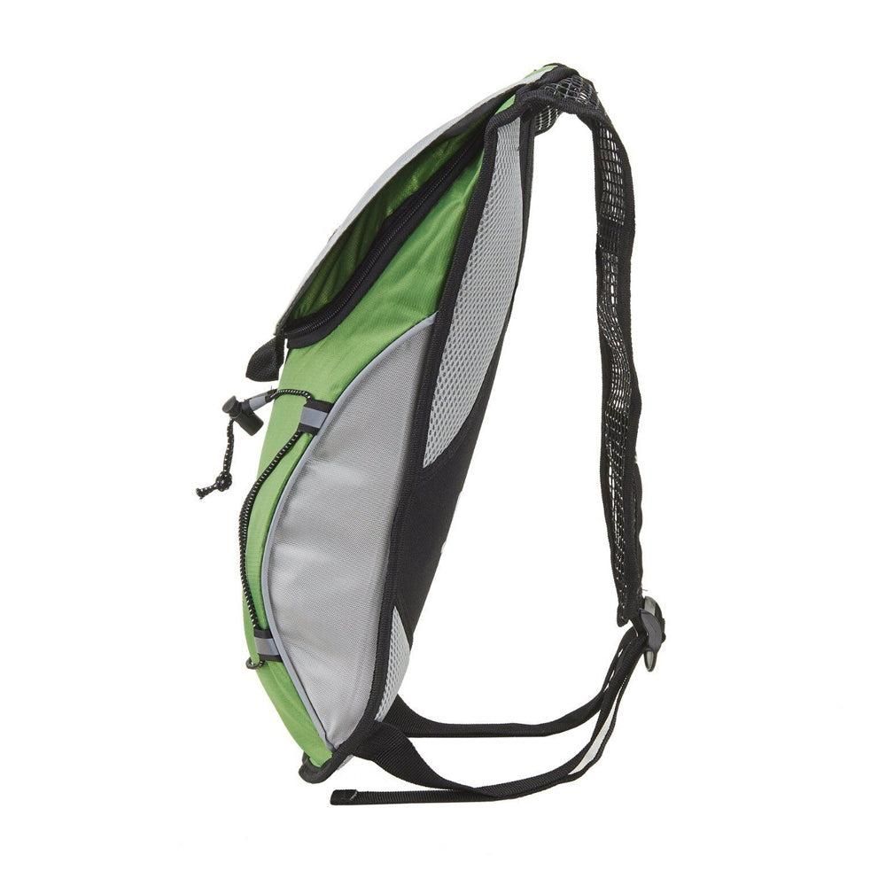 Hydration Backpack Pack with 2L Water Bladder Water Rucksack Backpack for Hiking Running Biking Green V1308-DSZKI-221-3