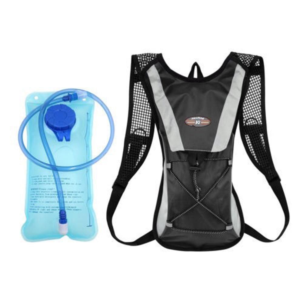 Hydration Backpack Pack with 2L Water Bladder Water Rucksack Backpack for Hiking Running Biking Green V1308-DSZKI-221-3