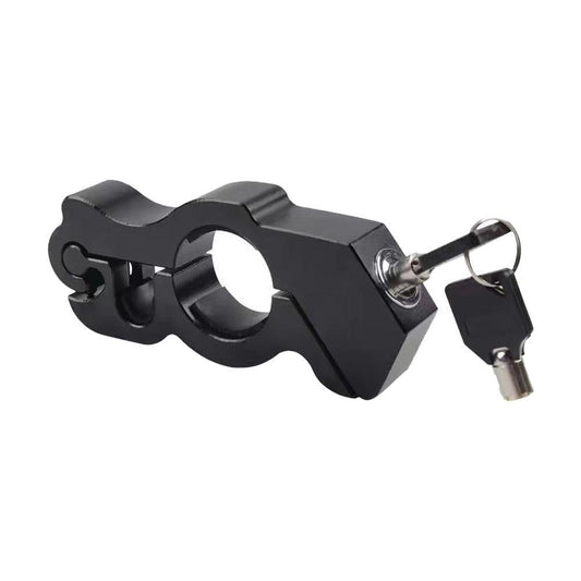Motorcycle Bicycle Handlebar Anti-Theft Lock Grip Security Accessory Black V1308-DSZKI-224-2