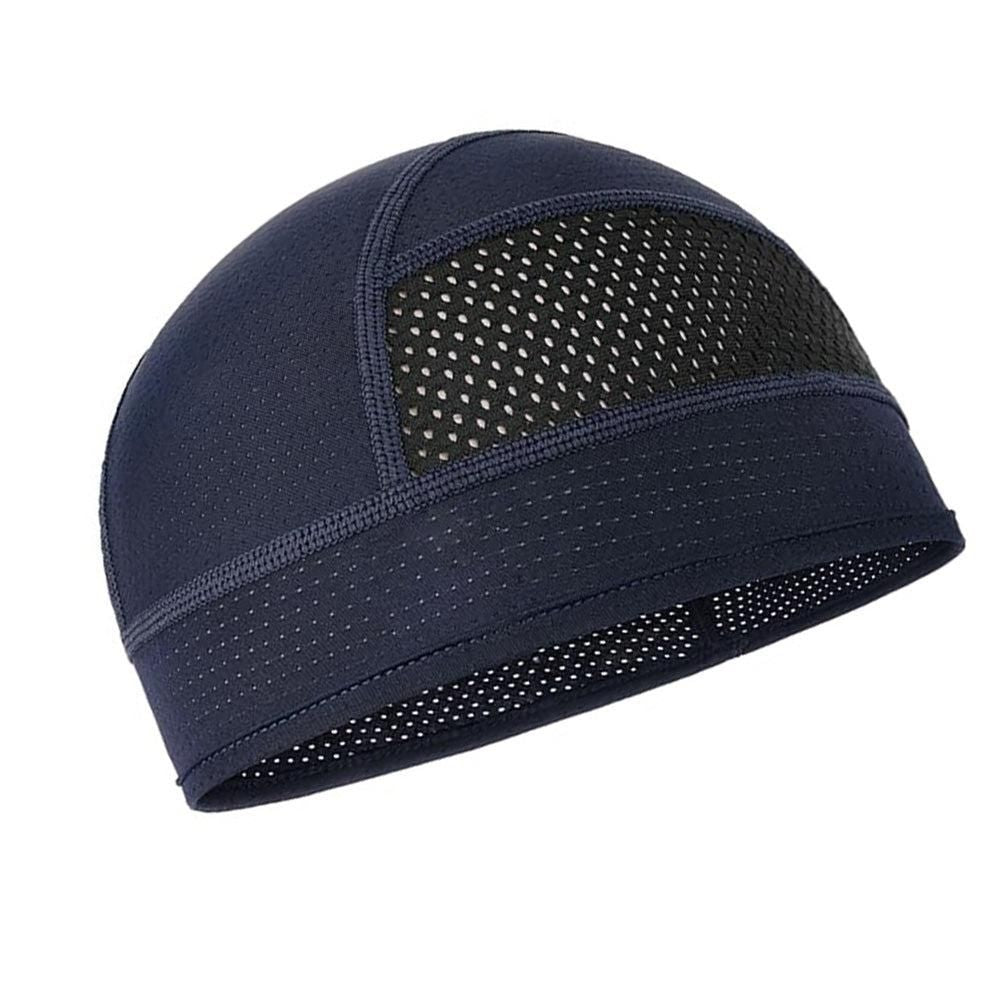 Skull Cap Helmet Liner - Cycling & Motorcycle Cap for Under Helmet Use Navy Blue V1308-DSZKI-225-1