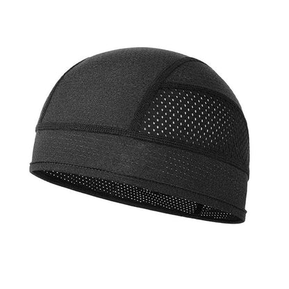 Skull Cap Helmet Liner - Cycling & Motorcycle Cap for Under Helmet Use Black V1308-DSZKI-225-3
