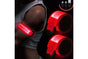 2Pcs Rechargeable Glowing Bracelet LED Slap Wristband Night Running Security Armband Strap Red V1308-DSZKI-226-2