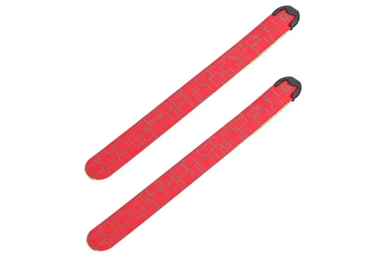 2Pcs Rechargeable Glowing Bracelet LED Slap Wristband Night Running Security Armband Strap Red V1308-DSZKI-226-2