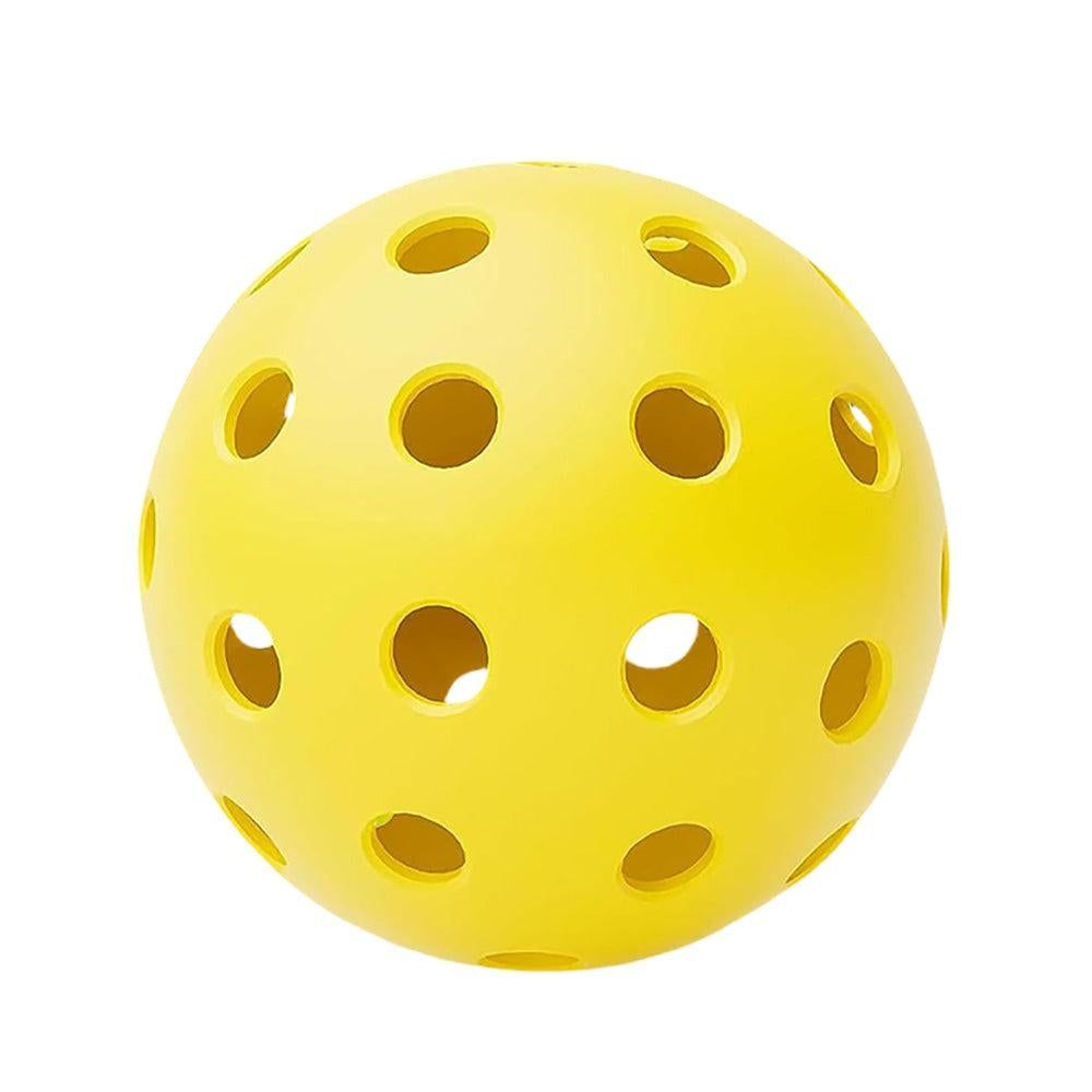 12Pcs Set 40-Hole Pickleball Balls High Bounce Outdoor Pickleball Set Yellow V1308-DSZKI-227-2