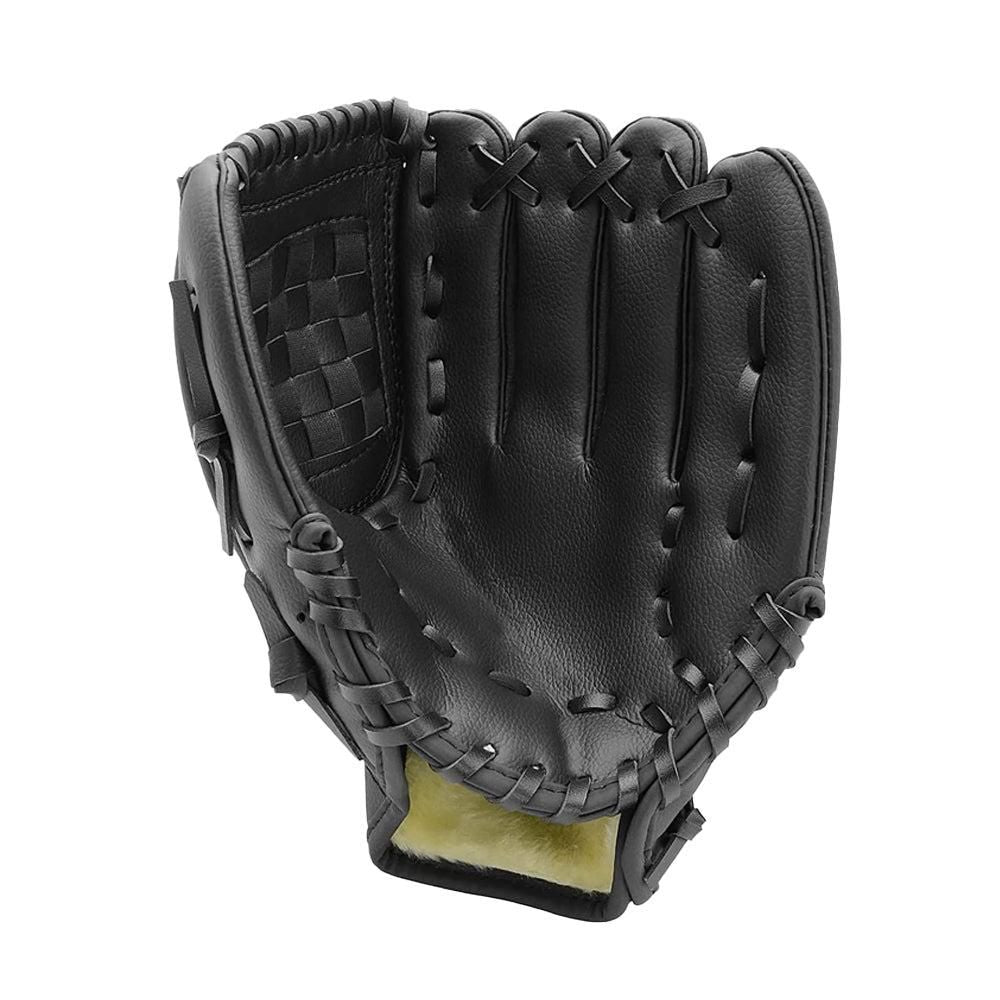 1X Baseball Glove Softball Training Mitt Left Hand Gloves for Adult Black - S V1308-DSZKI-229-1
