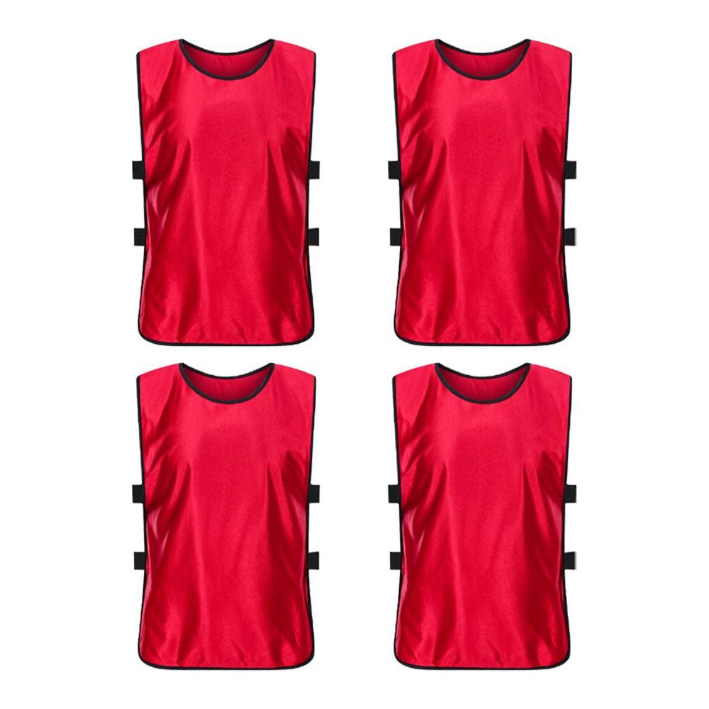 4Pcs Scrimmage Training Vest Team Sports Games Practice Jersey Blue V1308-DSZKI-237-1