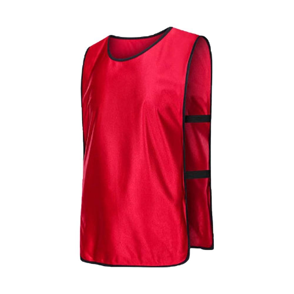4Pcs Scrimmage Training Vest Team Sports Games Practice Jersey Red V1308-DSZKI-237-3