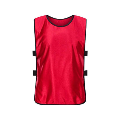 4Pcs Scrimmage Training Vest Team Sports Games Practice Jersey Red V1308-DSZKI-237-3
