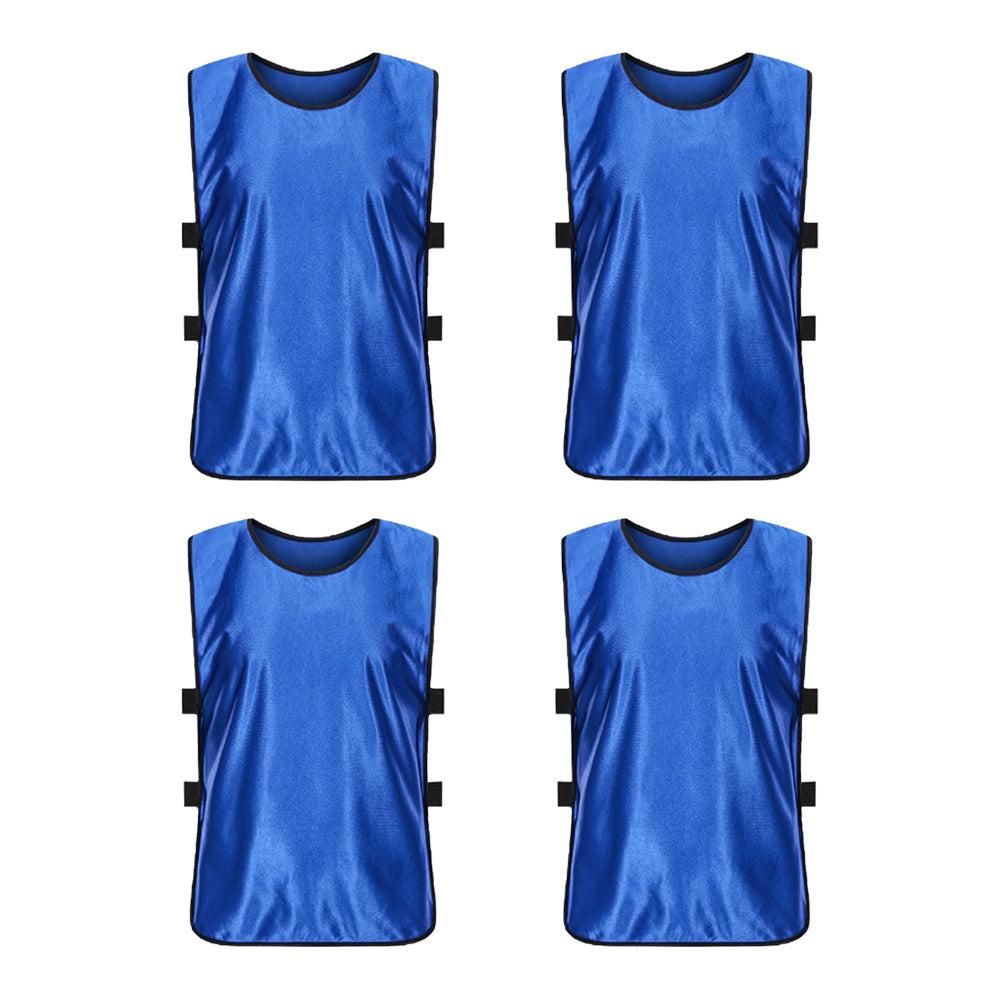 4Pcs Scrimmage Training Vest Team Sports Games Practice Jersey Orange V1308-DSZKI-237-4