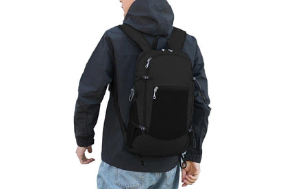 Hiking Backpack Packable Travel Day Pack Lightweight Water Resistant Hiking Daypack for Women Men -Black V1308-DSZKI-24-1