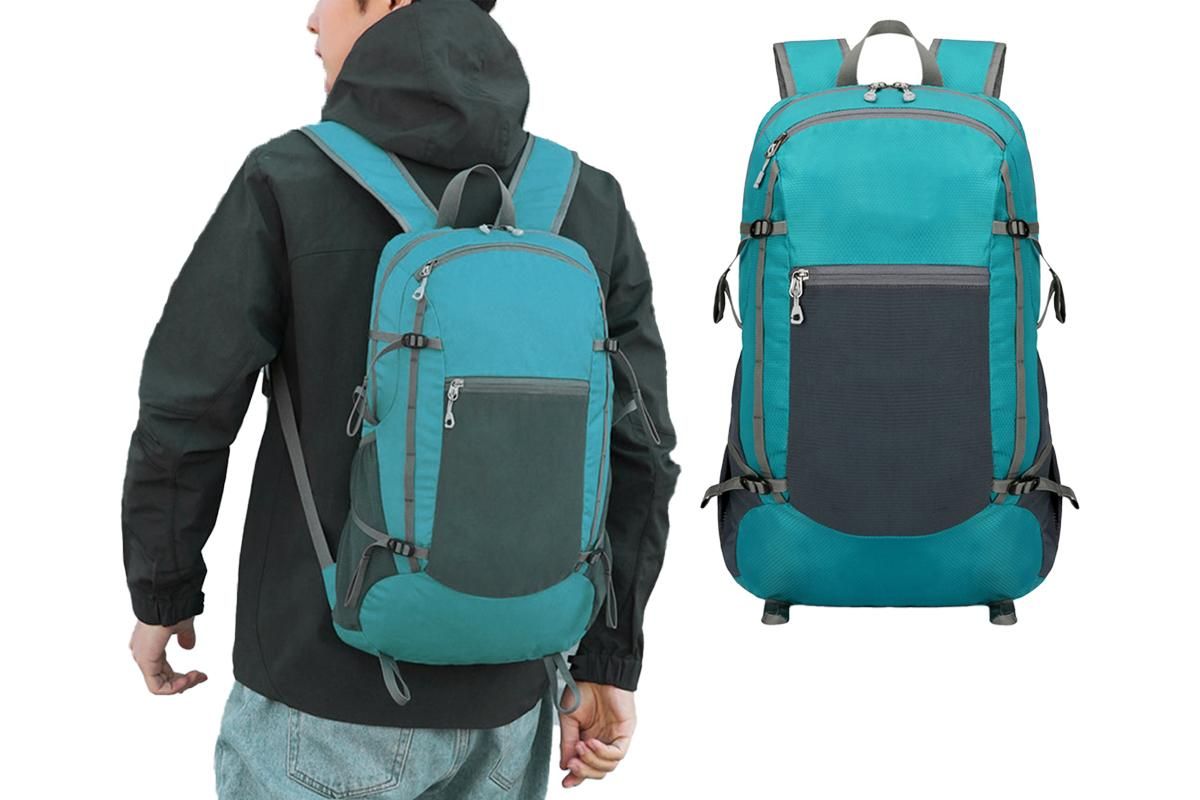 Hiking Backpack Packable Travel Day Pack Lightweight Water Resistant Hiking Daypack for Women Men -Blue V1308-DSZKI-24-2
