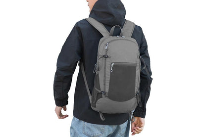 Hiking Backpack Packable Travel Day Pack Lightweight Water Resistant Hiking Daypack for Women Men -Grey V1308-DSZKI-24-3