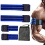 Bundle Booty Resistance Bands Blood Flow Restriction Straps for Glute and Hip Exercising Fitness Blue V1308-DSZKI-240-1