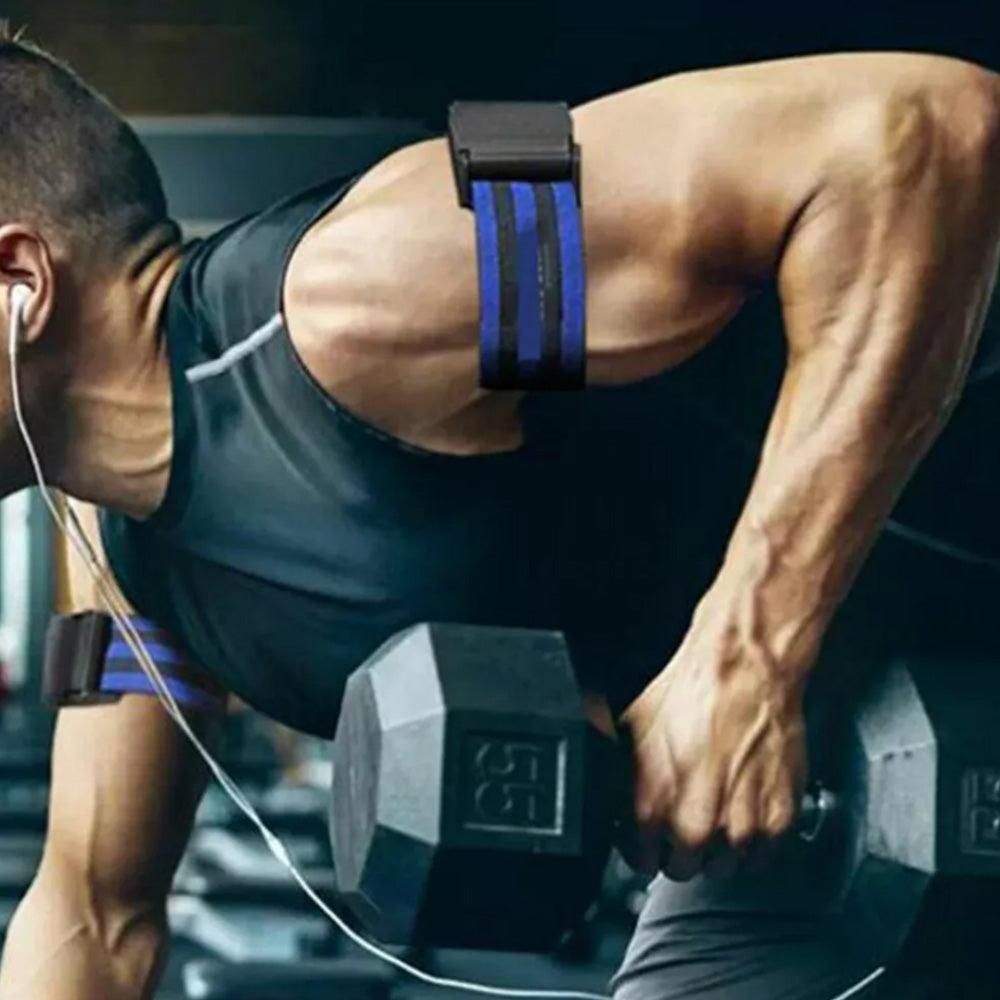 Bundle Booty Resistance Bands Blood Flow Restriction Straps for Glute and Hip Exercising Fitness Blue V1308-DSZKI-240-1