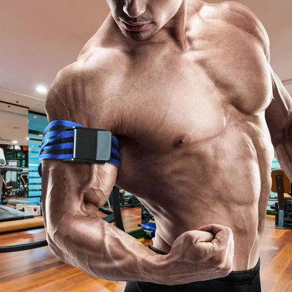 Bundle Booty Resistance Bands Blood Flow Restriction Straps for Glute and Hip Exercising Fitness Blue V1308-DSZKI-240-1