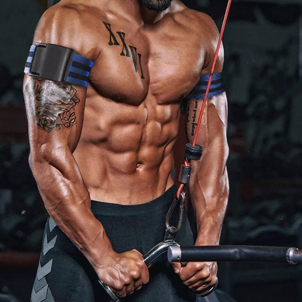 Bundle Booty Resistance Bands Blood Flow Restriction Straps for Glute and Hip Exercising Fitness Blue V1308-DSZKI-240-1