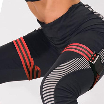Bundle Booty Resistance Bands Blood Flow Restriction Straps for Glute and Hip Exercising Fitness Red V1308-DSZKI-240-2