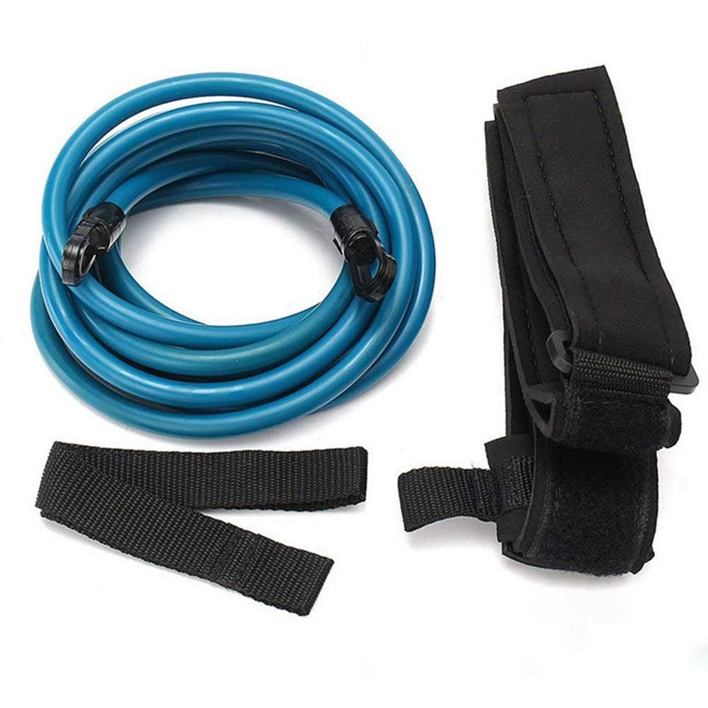 Elastic Swimming Training Band Set Adjustable Pool Swim Training Tether Swim Resistance Band Training Belt V1308-DSZKI-241-1