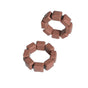 Pair of Silicone Wrist Ankle Weights Unisex Strength Training Set for Walking Running Gym Brown V1308-DSZKI-246-2