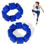 Pair of Silicone Wrist Ankle Weights Unisex Strength Training Set for Walking Running Gym Royal Blue V1308-DSZKI-246-3