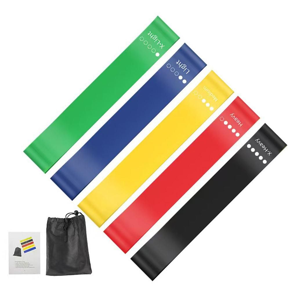 TPE Resistance Loop Exercise Bands for Fitness Strength Training Yoga and Home Gym Multicolor V1308-DSZKI-247-1