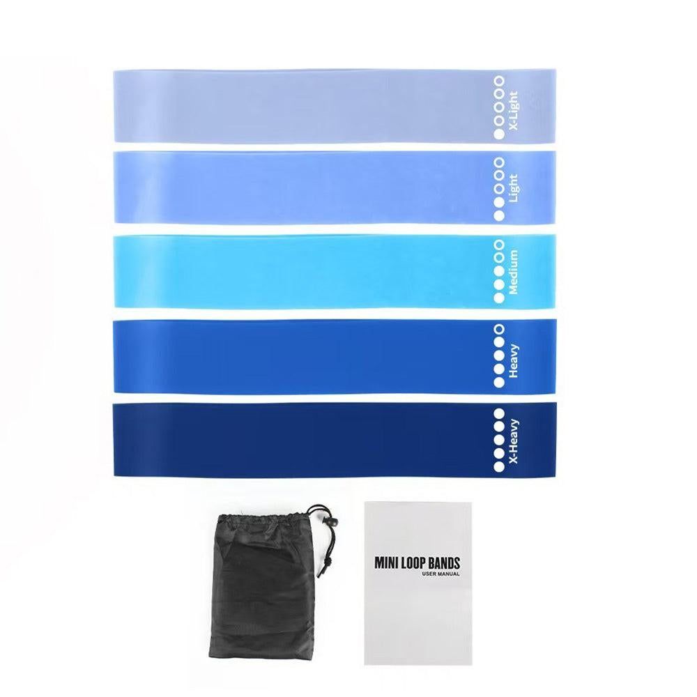 TPE Resistance Loop Exercise Bands for Fitness Strength Training Yoga and Home Gym Blue V1308-DSZKI-247-2