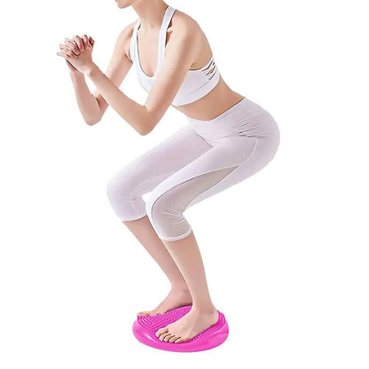 Yoga Training Mat Exercise Balance Stability Cushion Yoga Training Accessories Rose Red V1308-DSZKI-249-2